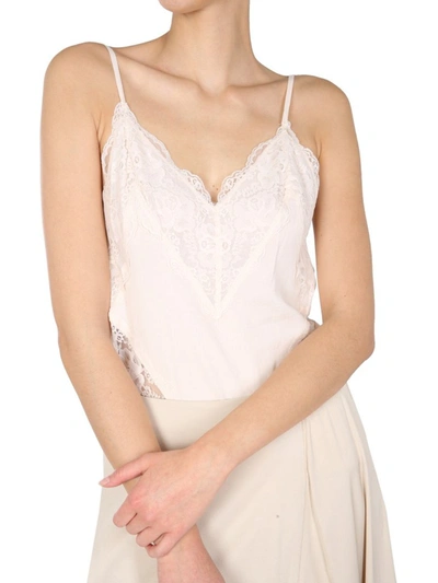 Shop Zimmermann Botanica Teddy Lace Bodysuit In White