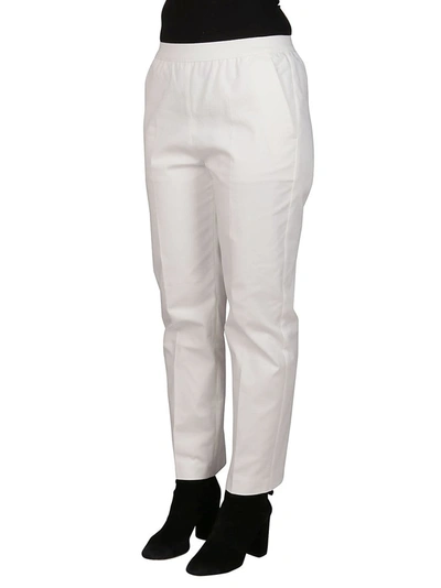 Shop Agnona Waistband Straight In White