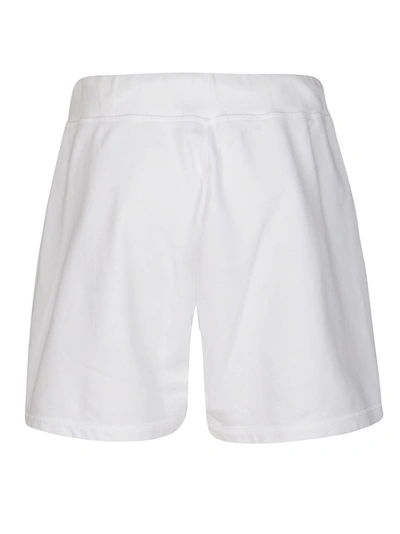 Shop Dsquared2 Logo Print Sweat Shorts In White