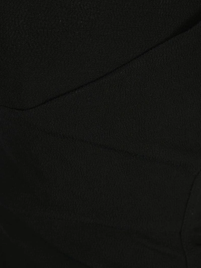 Shop Rick Owens Rear Zipped Bustier Top In Black