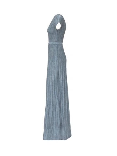 Shop M Missoni Ribbed In Blue