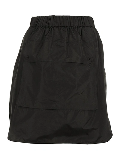 Shop Max Mara Front Pocket Skirt In Black