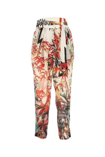 Shop Dsquared2 Graphic Print Tapered Pants In Multi