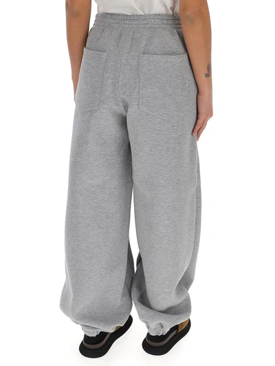 Shop Attico The  Oversized Cuffed Sweatpants In Grey