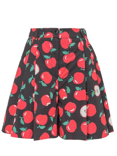 Shop Boutique Moschino Apple Printed High In Multi