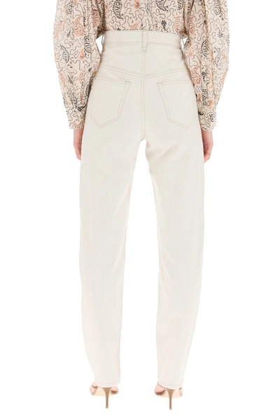 Shop Isabel Marant Étoile Corfy Straight In White