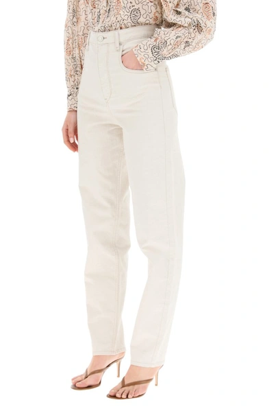Shop Isabel Marant Étoile Corfy Straight In White