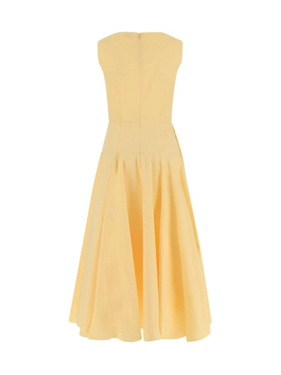 Shop Alexander Mcqueen Draped A In Yellow