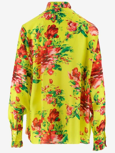 Shop Alexandre Vauthier Floral Print Pussy In Multi