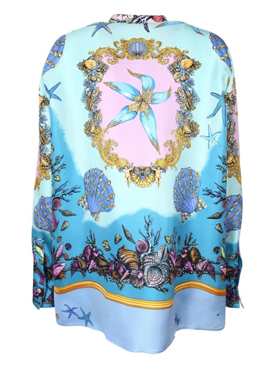 Shop Versace Trésor De La Mer Print Shirt In Multi