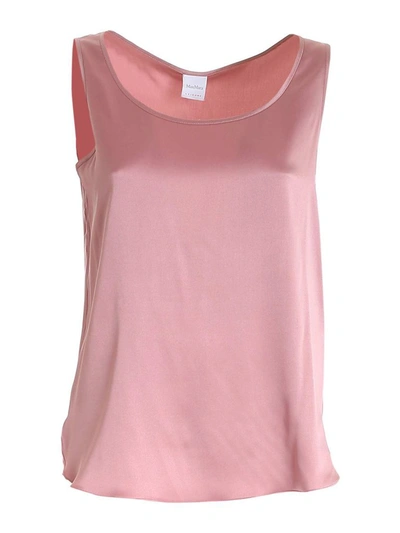 Shop Max Mara Round Neck Tank Top In Pink