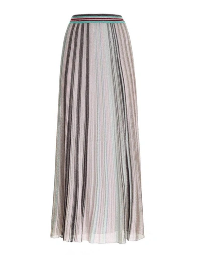 Shop Missoni Striped Maxi Skirt In Multi