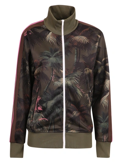 Shop Palm Angels Palm Trees Print Track Jacket In Multi