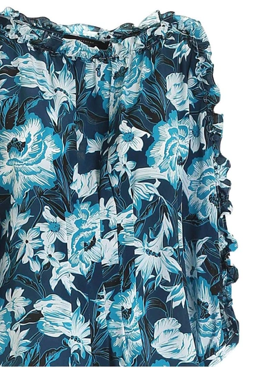 Shop Weekend Max Mara Floral Printed Blouse In Multi