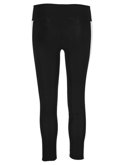 Shop Palm Angels Side Stripe Sports Leggings In Black