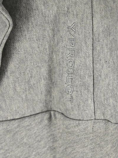 Shop Y/project Wing Detail Hoodie In Grey