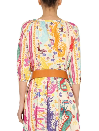 Shop Etro Graphic Printed Round In Multi