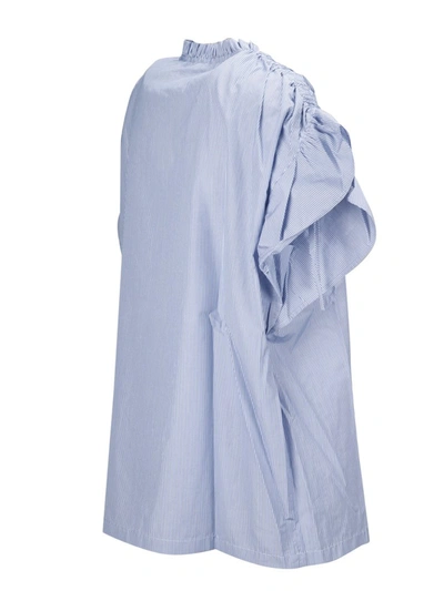 Shop A.p.c. Suzanne Ruffle In Blue