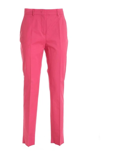 Shop Max Mara Studio Nichel Tailored Trousers In Pink