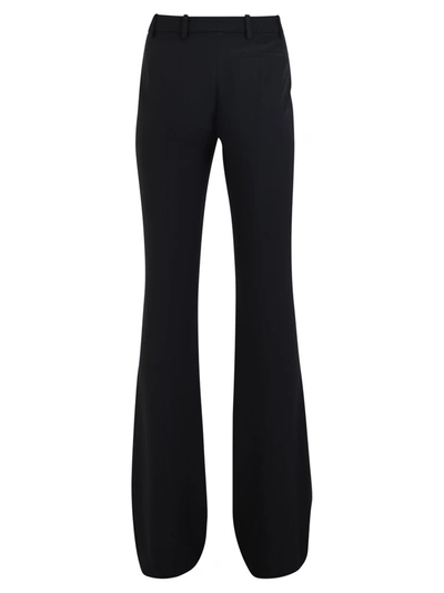 Shop Alexander Mcqueen Tailored Flared Pants In Black