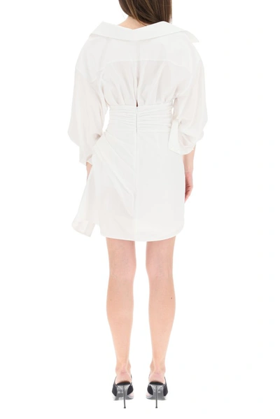 Shop Alexander Wang Athena Ruched In White