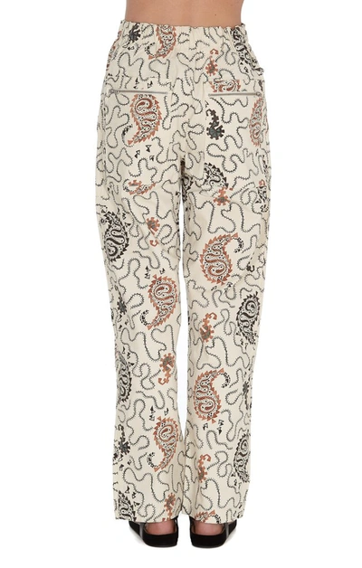 Shop Isabel Marant Étoile Noferis Abstract Printed Pants In Multi