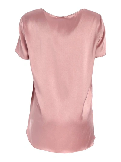 Shop Max Mara Round Neck T In Pink