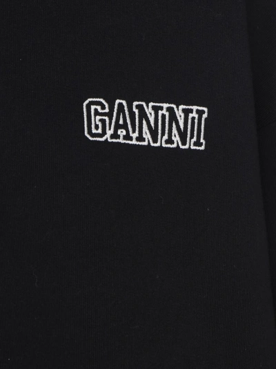 Shop Ganni Software Isoli Oversized Hoodie In Black