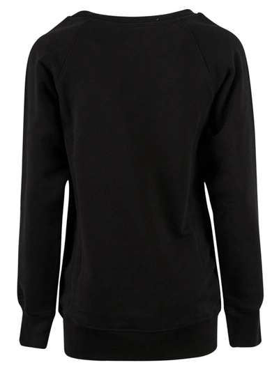 Shop Moschino Italian Teddy Sweatshirt In Black