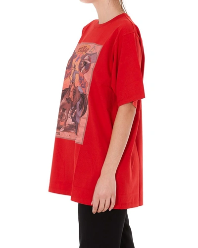 Shop Golden Goose Deluxe Brand Graphic Printed T In Red