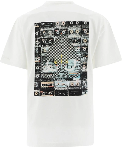 Shop Moose Knuckles Cassettes Print T In White