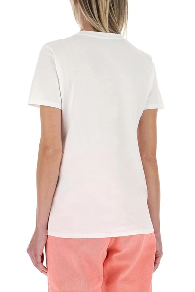 Shop Balmain Logo Printed T In White