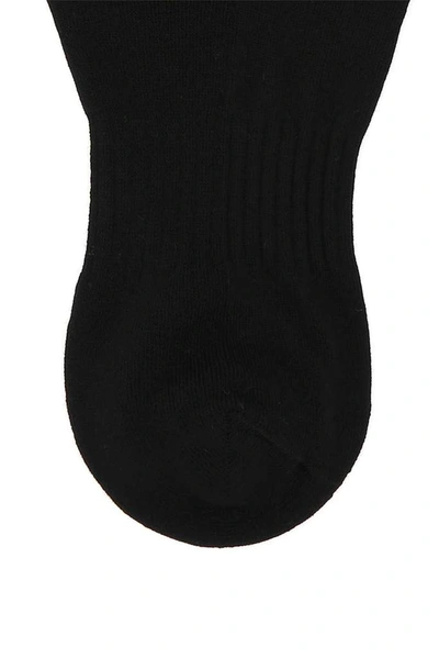 Shop Burberry Tb Logo Socks In Black