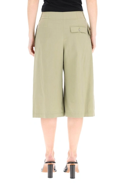 Shop Lemaire Belted Knee In Green