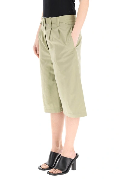 Shop Lemaire Belted Knee In Green