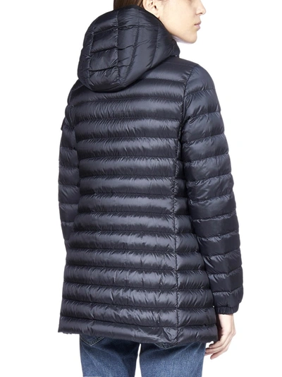 Shop Moncler Ments Hooded Down Jacket In Blue