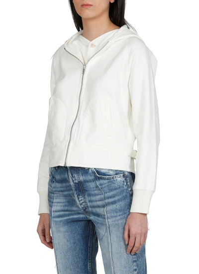 Shop Maison Margiela Zip In White