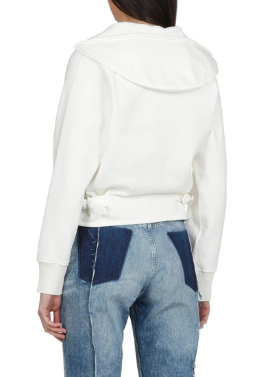 Shop Maison Margiela Zip In White