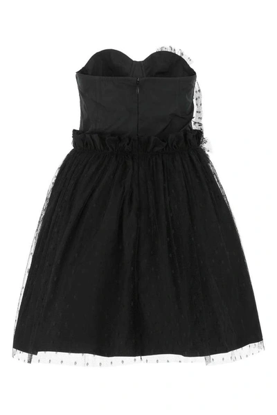 Shop Red Valentino Redvalentino Tulle Layered A In Black