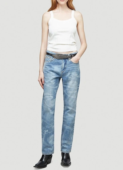 Shop Eytys Cypress Laser Jeans In Blue