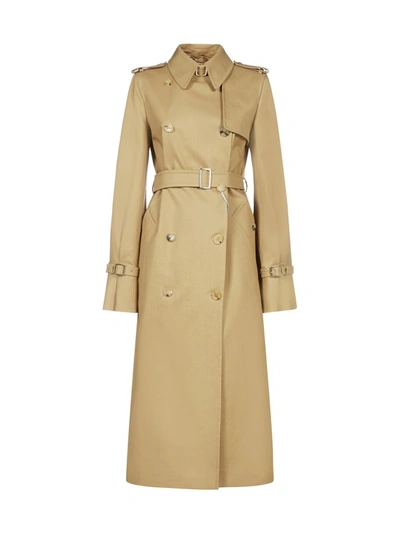 Shop Max Mara Larix Belted Trench Coat In Brown