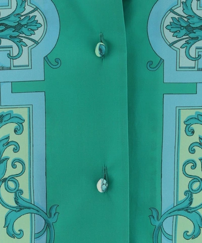 Shop Etro Baroque Print Buttoned Shirt In Multi