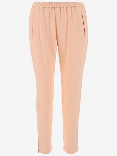 Shop Stella Mccartney Tamara Cropped Pants In Pink