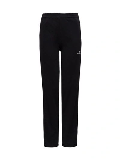 Shop Balenciaga Bb Logo Track Pants In Black