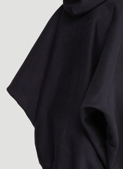 Shop Balenciaga Oversized Hoodie In Black