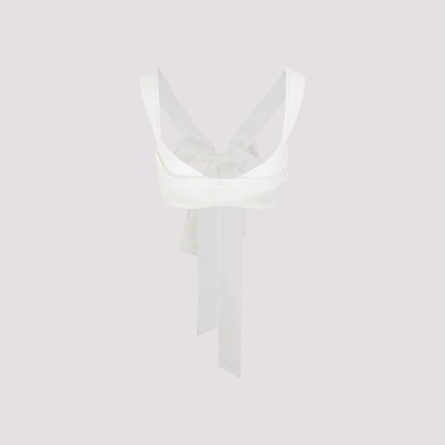 Shop Zimmermann Luminous Tie Bustier In White