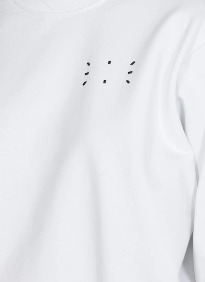 Shop Mcq By Alexander Mcqueen Mcq Alexander Mcqueen Patch Detail Cropped Sweatshirt In White
