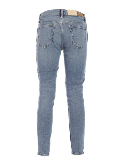 Shop Polo Ralph Lauren Distressed Skinny Jeans In Blue