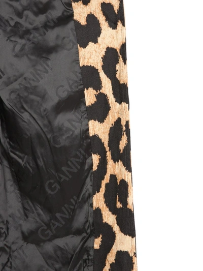 Shop Ganni Leopard Print Single In Multi