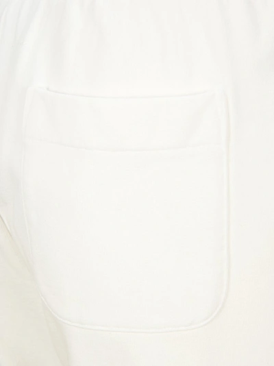 Shop Mm6 Maison Margiela Unbrushed Sweatpants In White